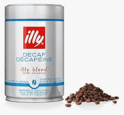 Illy, Café en Granos Descafeinado Tueste Clásico, Café 100% Arábica, 250 gr